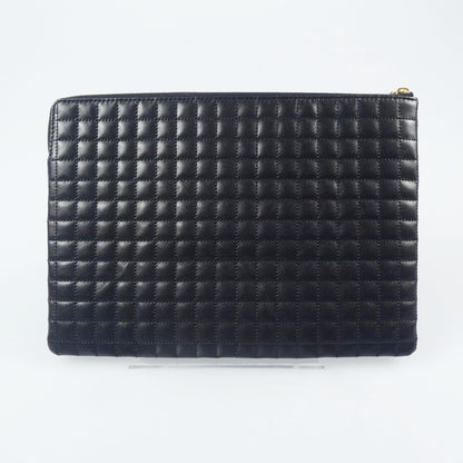 【中古】CELINE | セリーヌ Cチャームラージポーチ クラッチバッグ 10B813BFL.38NO