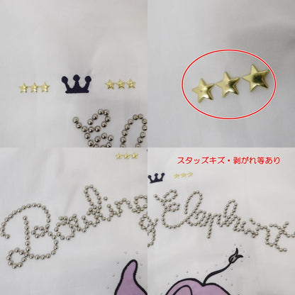 【中古】KENZO | ケンゾー BOWLING ELEPHANT HAWAIAN SHIRT 半袖シャツ FD55CH1135DE ホワイト サイズ：S