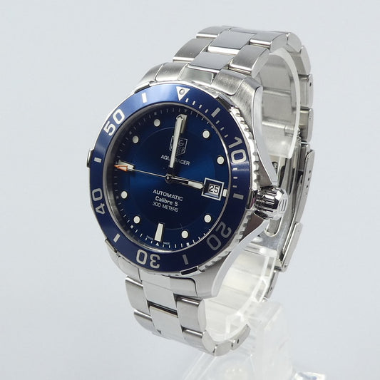 【中古】TAG HEUER | タグホイヤー Aquaracer Automatic Calibre 5 腕時計 WAN2111 シルバー