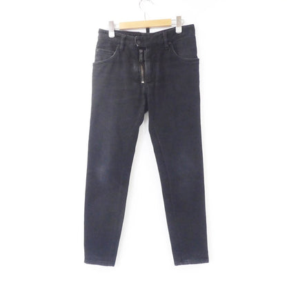 【中古】DSQUARED2 | ディースクエアード SKATER JEAN デニムパンツ S74LB0402 ブラック サイズ：46
