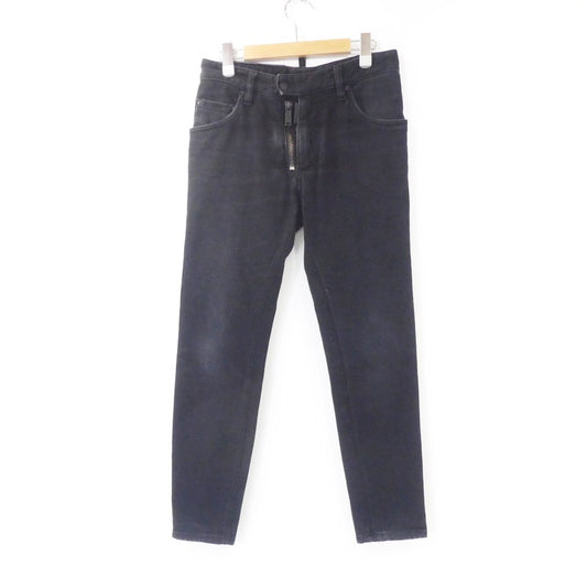 【中古】DSQUARED2 | ディースクエアード SKATER JEAN デニムパンツ S74LB0402 ブラック サイズ：46