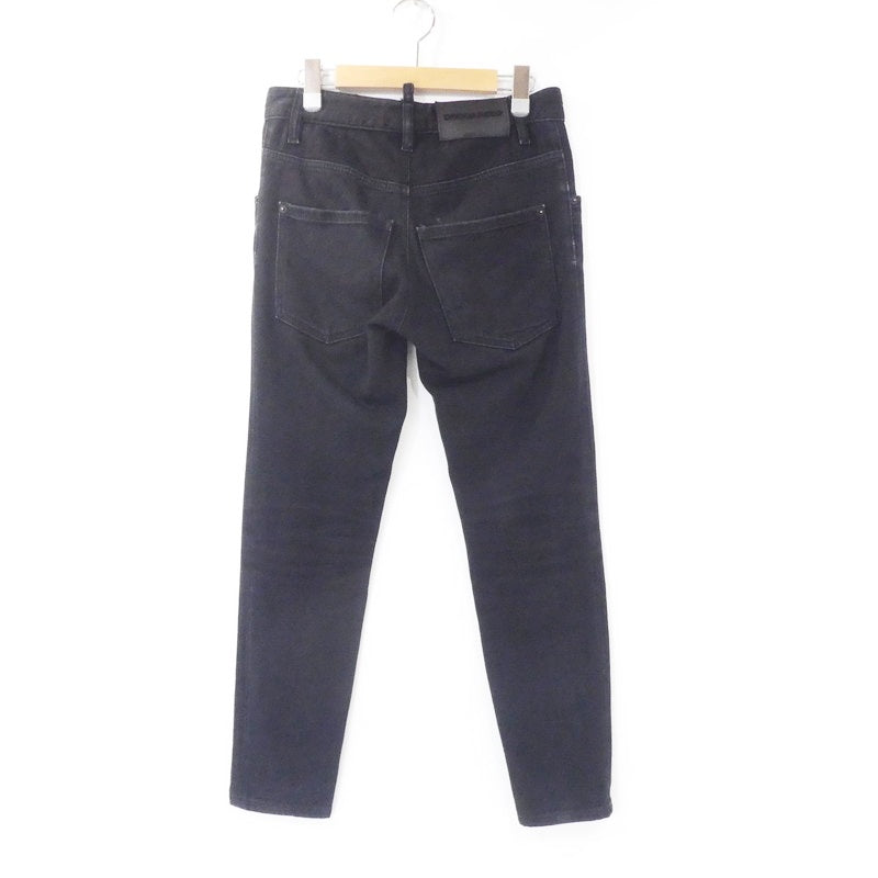 【中古】DSQUARED2 | ディースクエアード SKATER JEAN デニムパンツ S74LB0402 ブラック サイズ：46