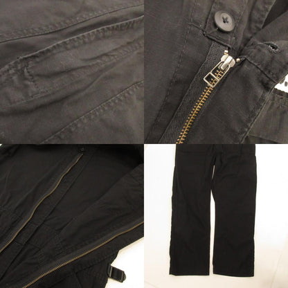 【中古】AVIREX | アヴィレックス NAVAL UTILITIY JUMP SUITS ツナギ 6196083 ブラック サイズ：M