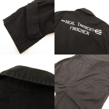 【中古】AVIREX | アヴィレックス NAVAL UTILITIY JUMP SUITS ツナギ 6196083 ブラック サイズ：M