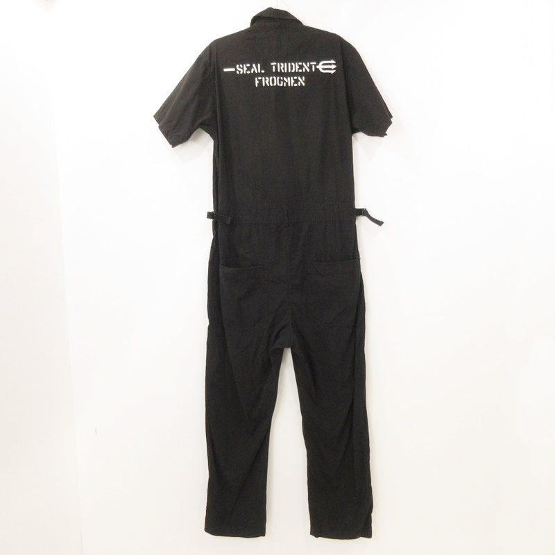 【中古】AVIREX | アヴィレックス NAVAL UTILITIY JUMP SUITS ツナギ 6196083 ブラック サイズ：M