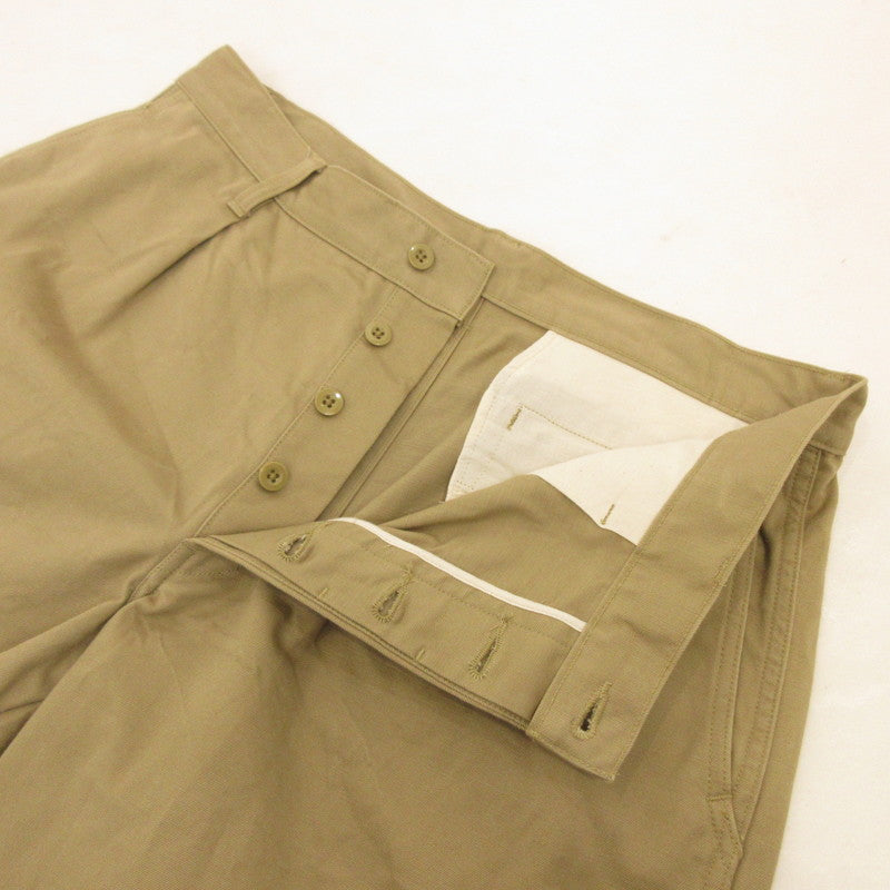【中古】Scye | サイ YARN EVENNESS CHINO WIDE SHORTS ショートパンツ 5116-81752 ベージュ サイズ：40