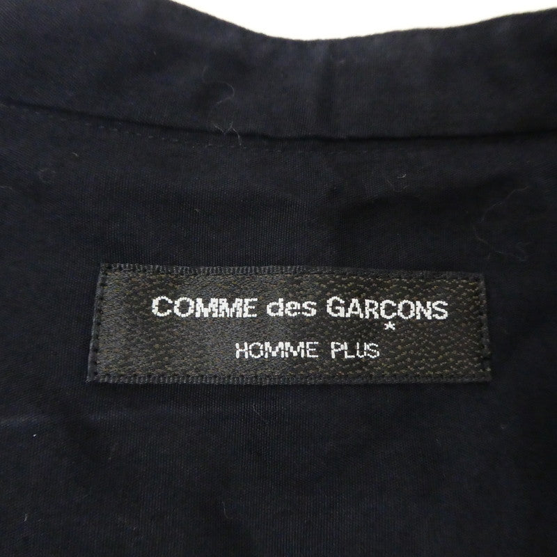 【中古】COMME des GARCONS HOMME PLUS | コムデギャルソンオムプリュス レースアッププルオーバーシャツ その他トップス PI-B030 ブラック