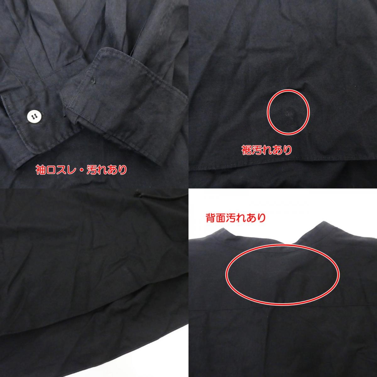 【中古】COMME des GARCONS HOMME PLUS | コムデギャルソンオムプリュス レースアッププルオーバーシャツ その他トップス PI-B030 ブラック