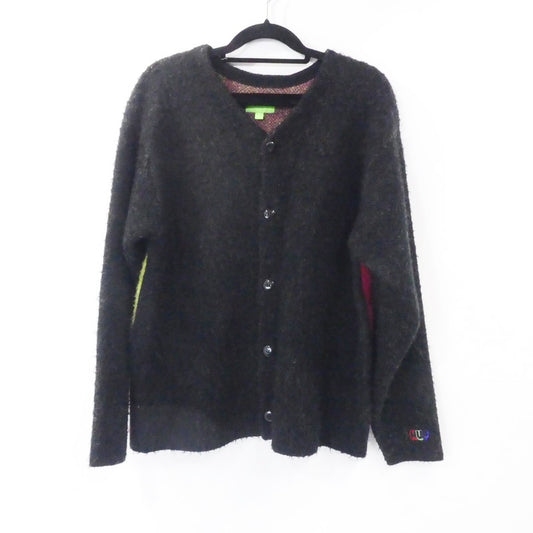 【中古】HUF | ハフ H-DOG CARDIGAN カーディガン ブラック サイズ：M