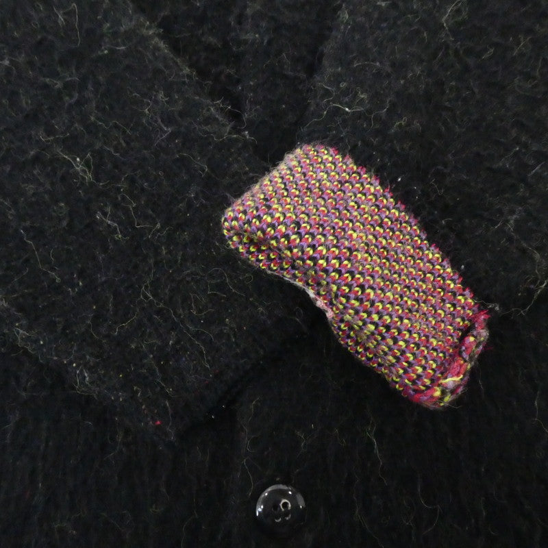 【中古】HUF | ハフ H-DOG CARDIGAN カーディガン ブラック サイズ：M