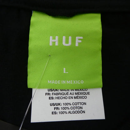 【中古】HUF | ハフ TESSERACT TRIPLE TRIANGLE S/S TEE 半袖Ｔシャツ TS01815 ブラック サイズ：L