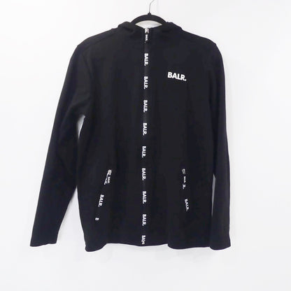 【中古】BALR. | ボーラー REPEAT ZIP HOODIE パーカー ブラック サイズ：S
