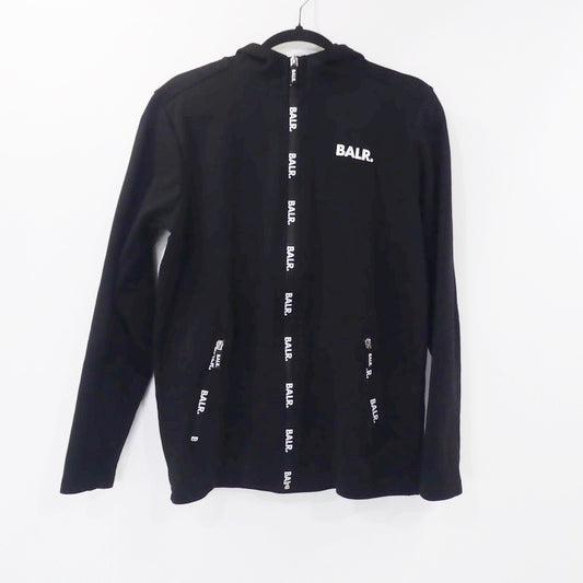 【中古】BALR. | ボーラー REPEAT ZIP HOODIE パーカー ブラック サイズ：S