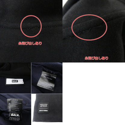 【中古】BALR. | ボーラー REPEAT ZIP HOODIE パーカー ブラック サイズ：S