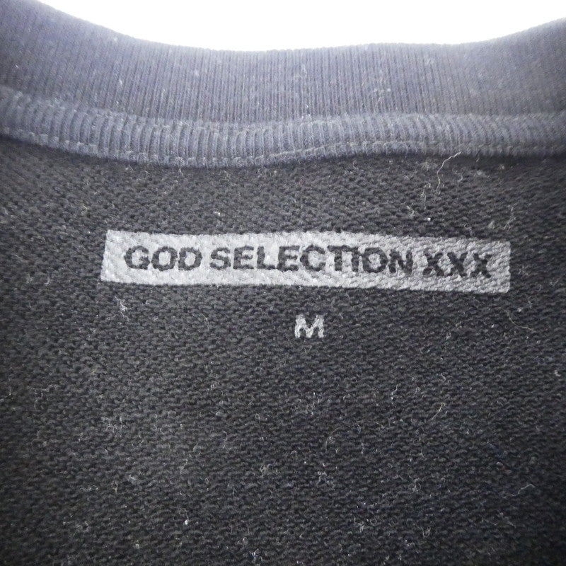 【中古】GOD SELECTION XXX | ゴッドセレクショントリプルエックス ケイト・モス スウェット GX-A19-1401-306 ブラック サイズ：M