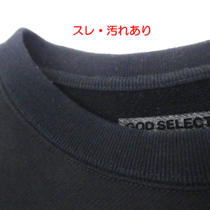 【中古】GOD SELECTION XXX | ゴッドセレクショントリプルエックス ケイト・モス スウェット GX-A19-1401-306 ブラック サイズ：M