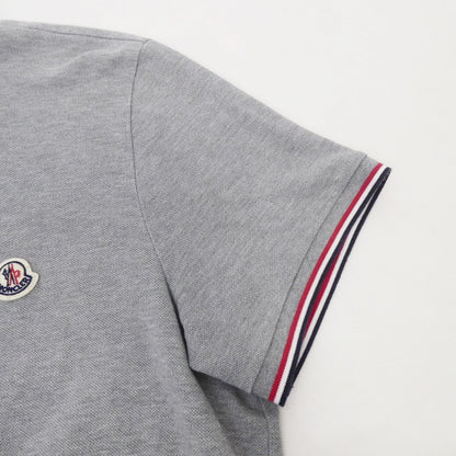 【中古】MONCLER | モンクレール MAGLIA POLO MANICA ポロシャツ 8A70300 グレー サイズ：L