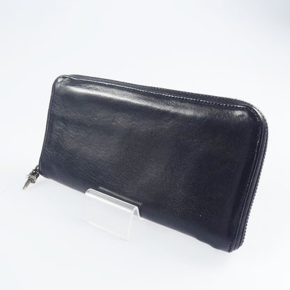 【中古】CHROME HEARTS | クロムハーツ REC F ZIP 長財布 ブラック
