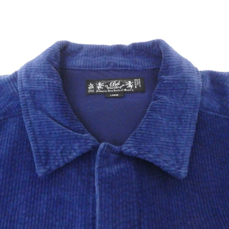 【中古】BAL | バル JUMBO CORDUROY SHIRT その他トップス BAL-2026 ブルー サイズ：L