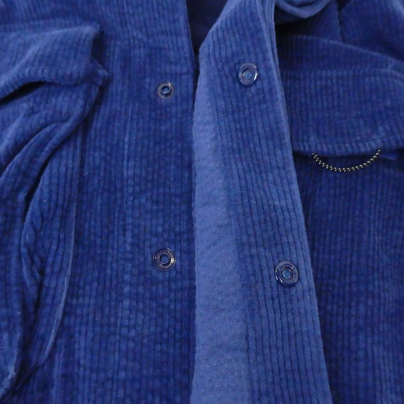 【中古】BAL | バル JUMBO CORDUROY SHIRT その他トップス BAL-2026 ブルー サイズ：L