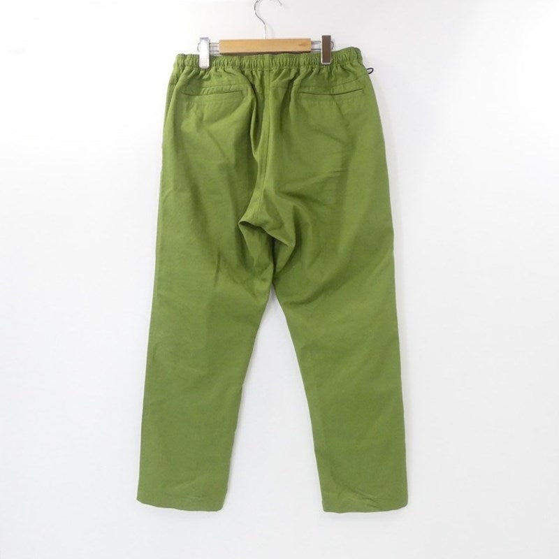 【中古】BAL | バル WASHED TWILL ELASTIC WAIST TROUSER パンツ グリーン サイズ：L
