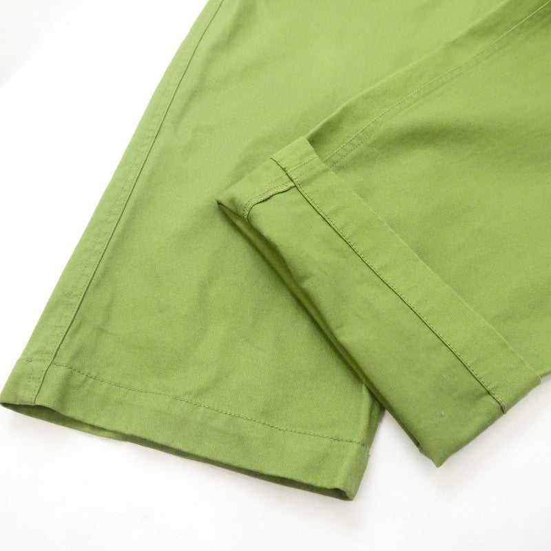 【中古】BAL | バル WASHED TWILL ELASTIC WAIST TROUSER パンツ グリーン サイズ：L