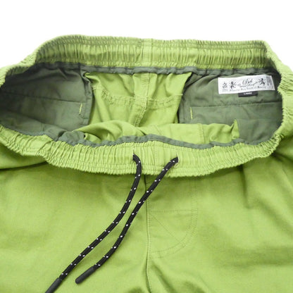 【中古】BAL | バル WASHED TWILL ELASTIC WAIST TROUSER パンツ グリーン サイズ：L