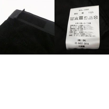 【中古】BAL | バル CORDUROY VELCRO WORK PANT パンツ BAL-1980 ブラック サイズ：XL