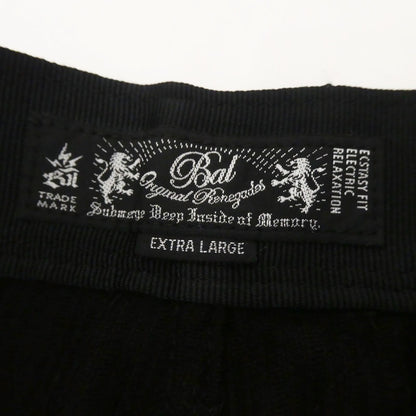 【中古】BAL | バル CORDUROY VELCRO WORK PANT パンツ BAL-1980 ブラック サイズ：XL