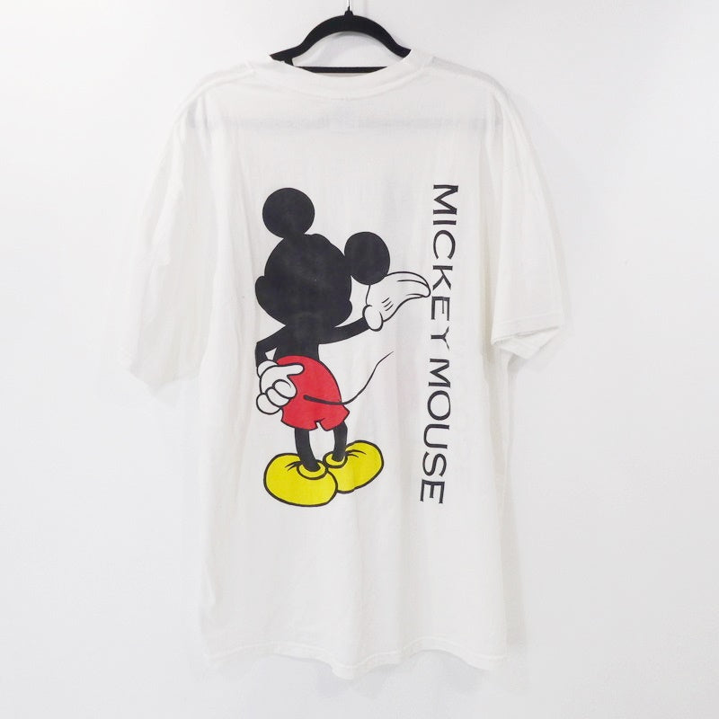 【中古】Hanes | ヘインズ ミッキー・マウス 半袖Ｔシャツ ホワイト サイズ：XL