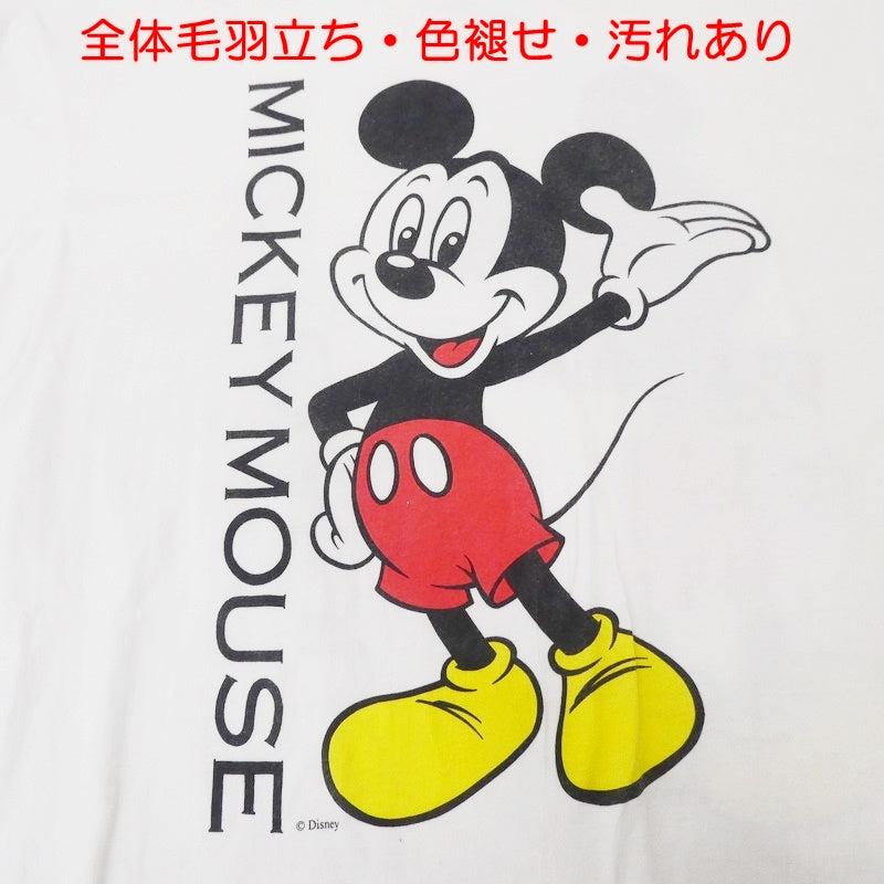【中古】Hanes | ヘインズ ミッキー・マウス 半袖Ｔシャツ ホワイト サイズ：XL