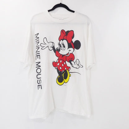 【中古】Hanes | ヘインズ ミニー・マウス 半袖Ｔシャツ ホワイト サイズ：XL