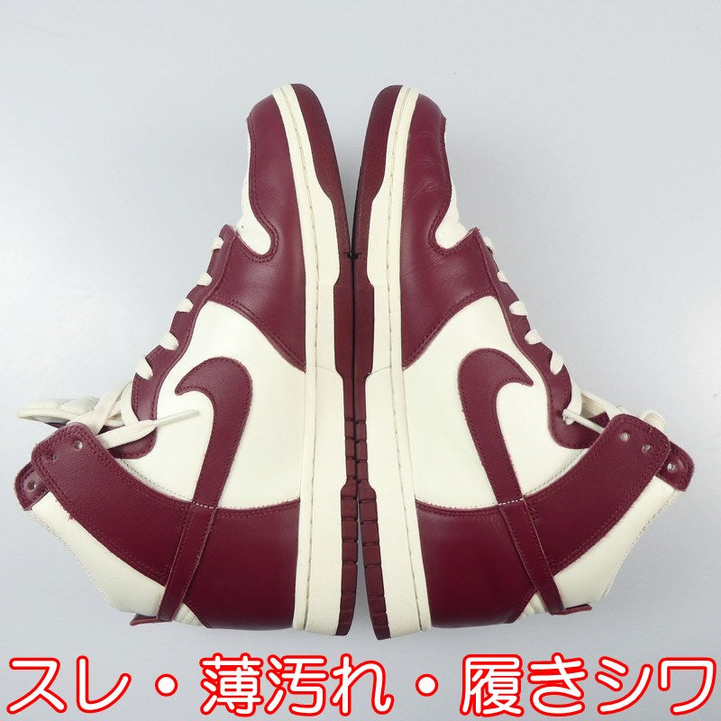 【中古】NIKE | ナイキ WMNS DUNK HIGH "TEAM RED" スニーカー DD1869-101 27.5cm