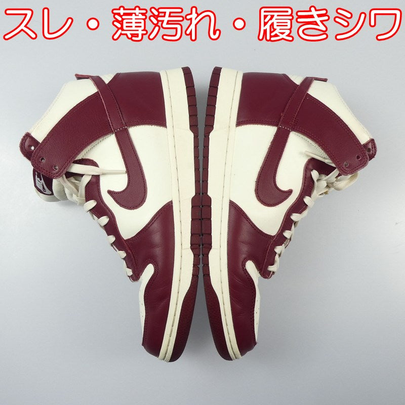 【中古】NIKE | ナイキ WMNS DUNK HIGH "TEAM RED" スニーカー DD1869-101 27.5cm