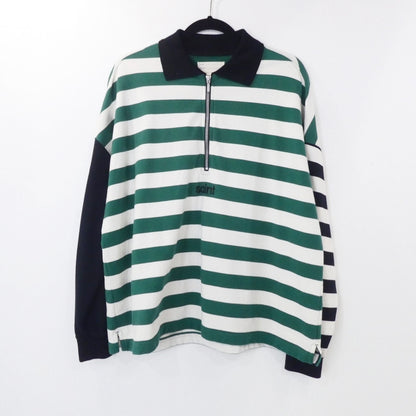 【中古】SAINT MICHAEL | セントマイケルセイントマイケル SA_RUGGER SH/BORDER ポロシャツ SM-YS8-0000-C-40 サイズ：M