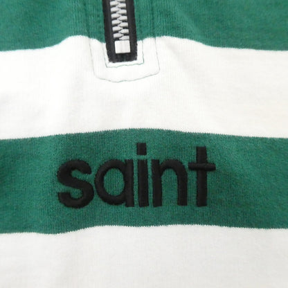 【中古】SAINT MICHAEL | セントマイケルセイントマイケル SA_RUGGER SH/BORDER ポロシャツ SM-YS8-0000-C-40 サイズ：M
