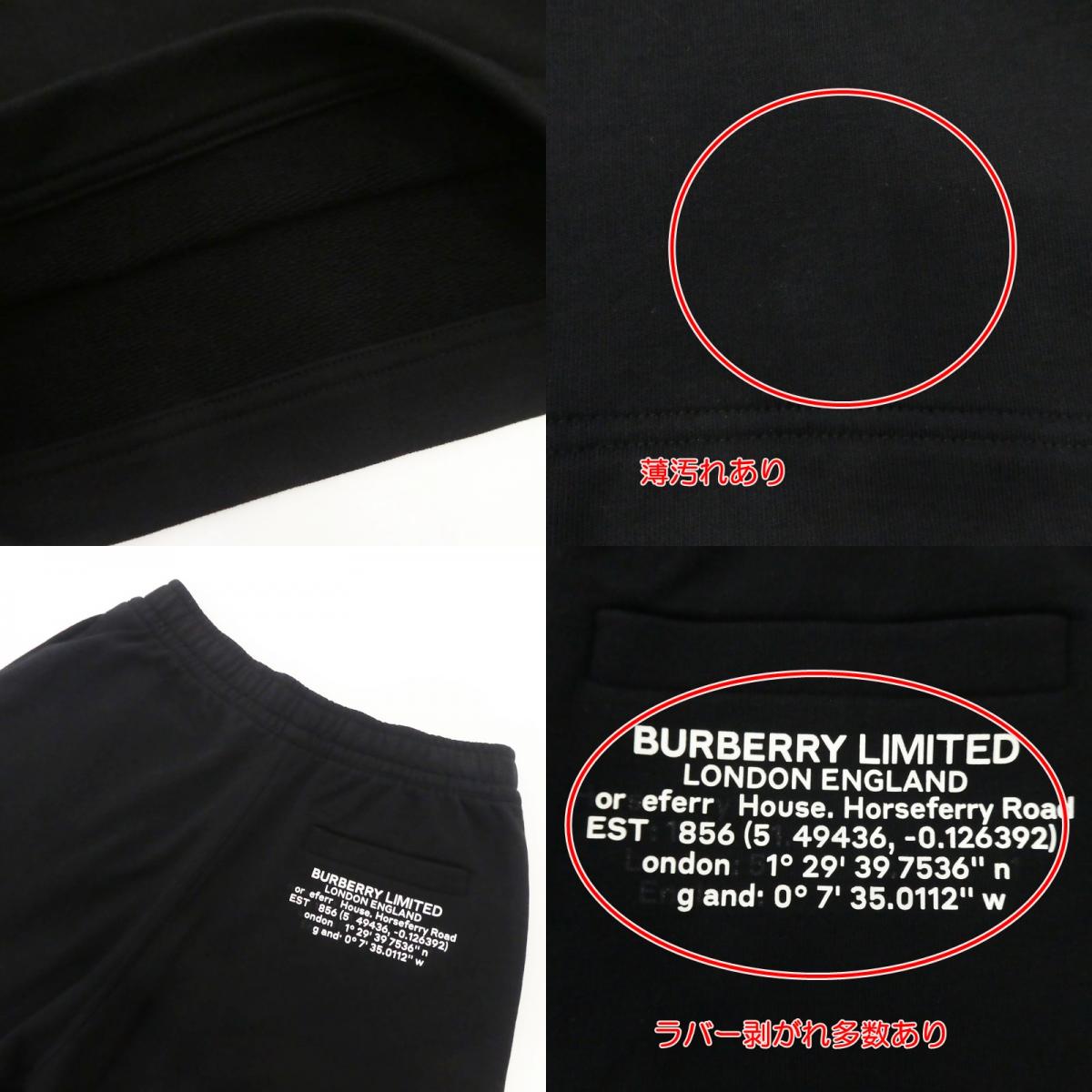 【中古】BURBERRY London England | バーバリーロンドンイングランド ショートパンツ 80432791 ブラック サイズ：S