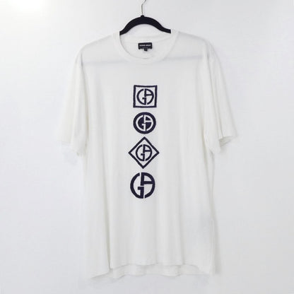 【中古】GIORGIO ARMANI | ジョルジオアルマーニ 半袖Ｔシャツ 6LSM72 SJSVZ ホワイト サイズ：52