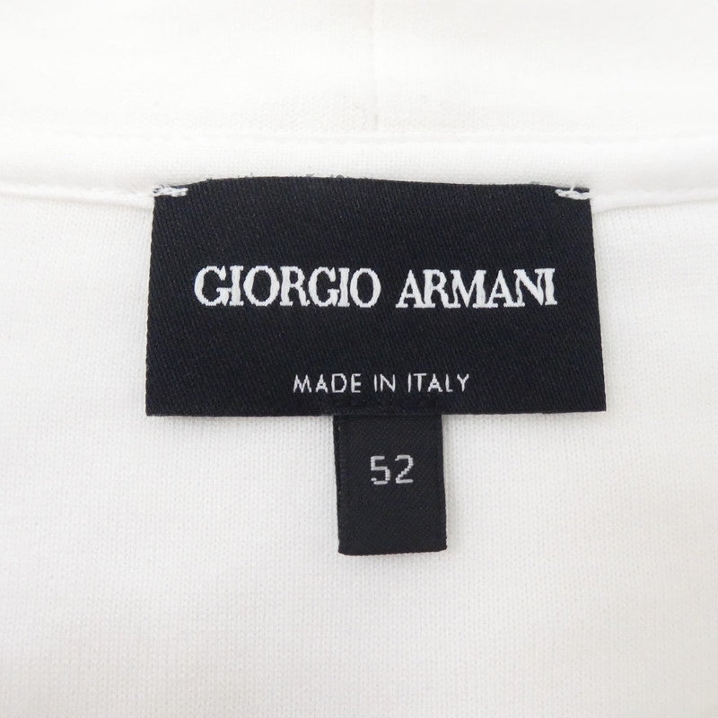 【中古】GIORGIO ARMANI | ジョルジオアルマーニ 半袖Ｔシャツ 6LSM72 SJSVZ ホワイト サイズ：52
