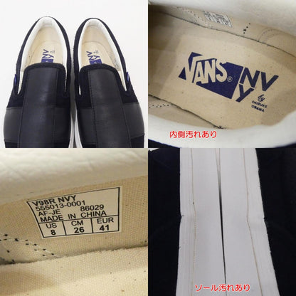 【中古】VANS | バンズ CLASSIC SLIP-ON スリッポン 555013-0001 26.0cm ネイビー