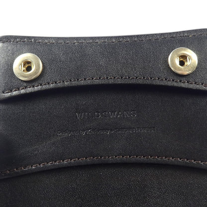 【中古】WILDSWANS | ワイルドスワンズ KF-003/FGB/BK 二つ折り財布 ブラック
