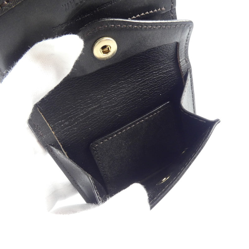 【中古】WILDSWANS | ワイルドスワンズ KF-003/FGB/BK 二つ折り財布 ブラック