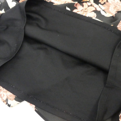【中古】RALPH LAUREN | ラルフローレン ノースリーブ花柄ティアード ワンピース ブラック