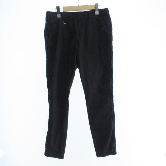 【中古】uniform experiment | ユニフォームエクスペリメント STRETCH GABARDINE SLIM FIT SLACKS その他ボトムス UE-170038 ブラック サイズ：2