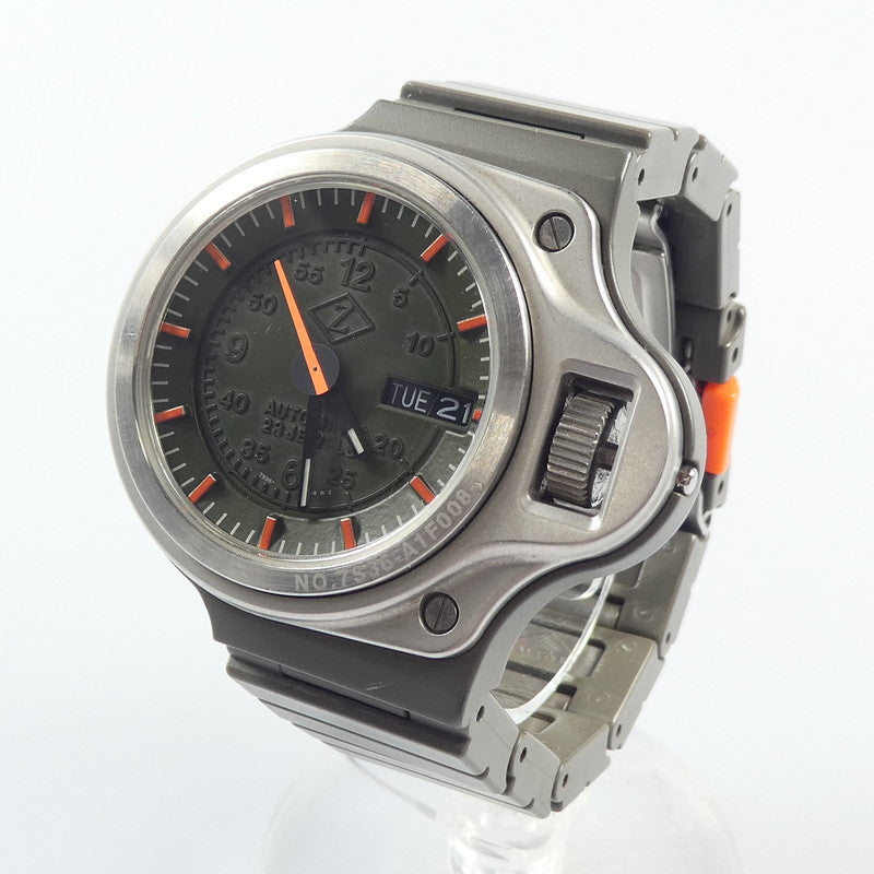 【中古】CABANE de ZUCCa | カバンドズッカ DASHBOARD 腕時計 7S36-0250 ×SEIKO 日差+50秒前後 カーキ