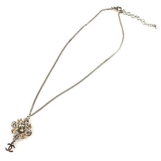 【中古】CHANEL | シャネル クリスタルフラワー ネックレス A37251
