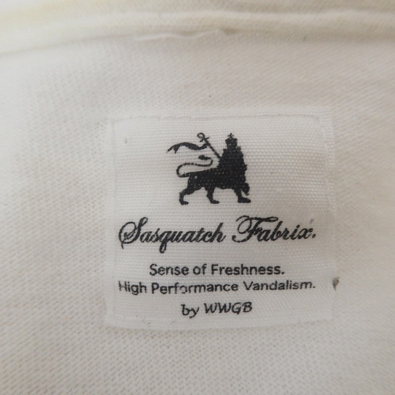 【中古】SASQUATCH fabrix | サスクワッチファブリックス KONOYO H/S Tee 半袖Ｔシャツ ホワイト