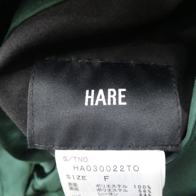 【中古】HARE | ハレ サテンリバーシブル刺繍ブルゾン スーベニアジャケット HA030022TO サイズ：FreeSize