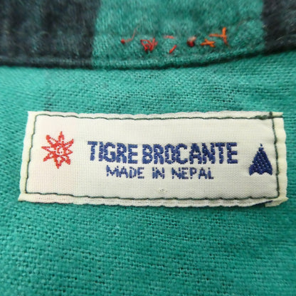 【中古】TIGRE BROCANTE | ティグルブロカンテ スーベニアリメイク刺繍 長袖シャツ サイズ：2