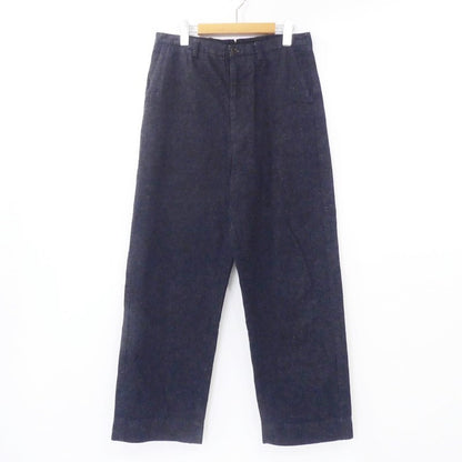 【中古】nest Robe | ネストローブ 硫化染めコットンヘンプセルビッチデニム デニムパンツ 01193-1181 サイズ:F インディゴ